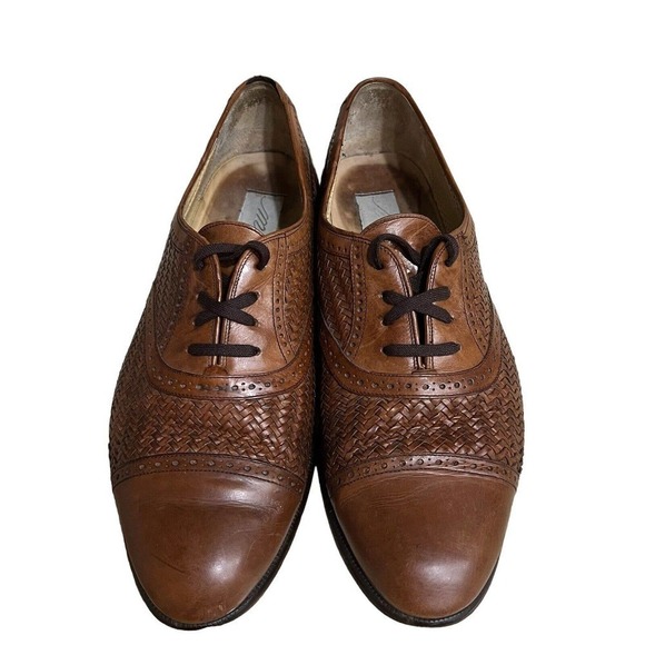 Vintage Mezlan Martinique Derby Captoe Genuine Leather Men\'s 9.5 M Spain main image 6